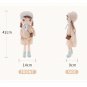 Personalised Name Gift New Metoo Rabbit Angela Morandi Plush Doll Clothes Girl
