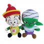 5Pcs set Anime Dragon Ball 15cm Plush Toys Saiyan Goku Gohan Vegeta Buu Stuffed Pendants Dolls