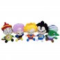 5Pcs set Anime Dragon Ball 15cm Plush Toys Saiyan Goku Gohan Vegeta Buu Stuffed Pendants Dolls