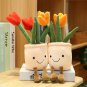 Lifelike Tulip Succulent Plants Plush Stuffed Toys Soft Home Decor Doll