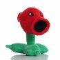 17cm Plants vs Zombies Fire Peashooter Plush Toys PVZ Plant Peashooter Plush Stuffed Toys Doll