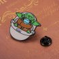 Disney Sci-fi Movie Star Wars Button Brooch Trendy Cute Grogu Enamel Lapel Pin Trend