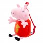 30CM Size Peppa Pig knapsack Plush Doll Model Toy gift