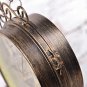 Antique Outdoor Garden Wall Station Metal Clock Double Sided Bird Vintage Retro Round Wall