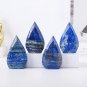 1PC Natural Lapis Lazuli Flame Polished Home Decoration Stone Handicraft Ornaments Energy Crystal