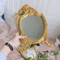 FunIn Mirror Resin Make-up Vintage Ins Large Round Table Mirror Living Room Home Decorative