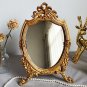 FunIn Mirror Resin Make-up Vintage Ins Large Round Table Mirror Living Room Home Decorative