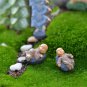 4pcs Figurine Fairy Home Decoration Accessories Kawaii Chinese Buddhist Monks Miniature Bonsai