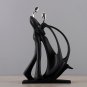 Nordic Art Dancing Couple Resin Figure Ornaments Figurines Home Decoration