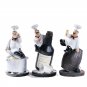Multiple Styles Resin Chef Statue Cartoon Restaurant Chef Figurine Cook Ornament Home Kitchen