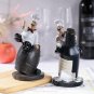 Multiple Styles Resin Chef Statue Cartoon Restaurant Chef Figurine Cook Ornament Home Kitchen