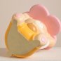 Cartoon Bear Storage Tray Statue Kawaii Dudu Bear Sculpture Keys Jewelrys Storage Box Resin
