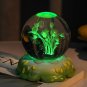 Crystal Ball Night Lamp Home Decor Table Ornaments for Interior Resin Crafts Aesthetic