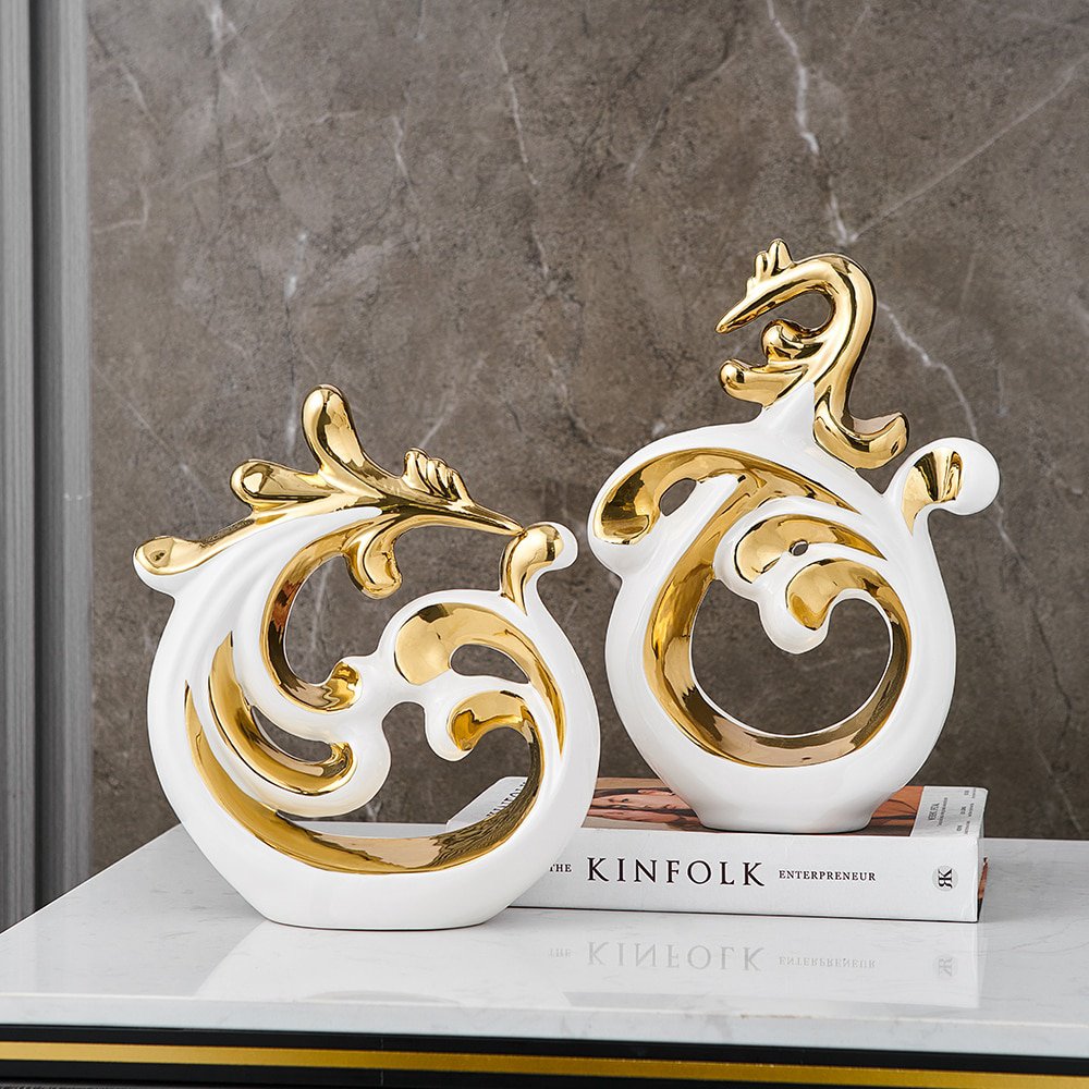 Easter Decoration Luxury Living Room Home Decoration Nordic Abstract Sculptures and Figurines