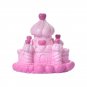 Figurines Miniature Cute Pink Fairytale Castle Resin Micro Landscape Ornaments For Home
