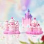 Figurines Miniature Cute Pink Fairytale Castle Resin Micro Landscape Ornaments For Home