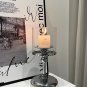 INS Nordic Vintage Luxury Silver Candlestick Aromatherapy Candle Decoration