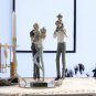Modern Couple Family Father Mother Kid Sculpture Lovers Resin Statue Living Room