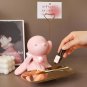 Home Decor Rabbit Statue Key Storage Ornament Living Room Desktop Tray Decoration