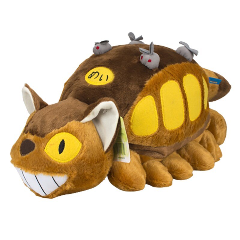 Anime Totoro Cartoon Cat Bus Kawaii Plush Doll Baby Sleeping Toy Girl