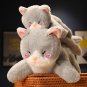 135cm Kawaii Transform Shark Cat Plush Toys Stuffed Cute Cat Doll Lovely Animal