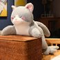 135cm Kawaii Transform Shark Cat Plush Toys Stuffed Cute Cat Doll Lovely Animal