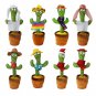 Dancing Cactus Repeat Talking Toy Electronic Plush Toys Can Sing Record Lighten Battery USB