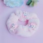 Sanrioed Hello Kitty Kuromi Cinnamoroll Plush Hair Rope Kawaii Plush Scrunchies Elastic Hair