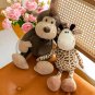 35cm Simulation Jungle Animal Rabbit Poodle Dog Doll Plush Toy Giraffe Elephant Doll Doll Gift
