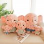 Plush Toy Elephant Dress Heart Big Ear Couple Lover Kawaii Cartoon Animal Stuffed Doll Girl