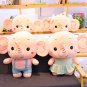Plush Toy Elephant Dress Heart Big Ear Couple Lover Kawaii Cartoon Animal Stuffed Doll Girl