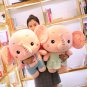 Plush Toy Elephant Dress Heart Big Ear Couple Lover Kawaii Cartoon Animal Stuffed Doll Girl