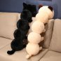 50cm Giant Plush Caterpillar Cat Doll Kawaii Big Eyes Cats Plush Toy Stuffed Cute Worm Toy Cute