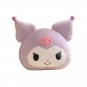 Comfortable Kuromi Plush Toy Lovely Back Cushion For Chair Japanese Style Plushies Sofa