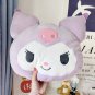 Comfortable Kuromi Plush Toy Lovely Back Cushion For Chair Japanese Style Plushies Sofa