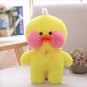Kawaii lalafanfan Duck with Glasses net Red Duckling Plush Toy Animal Doll Stuffed Toys
