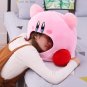 Anime Games Kirby Peripheral Plush Doll Funny Nap Pillow Soft Pet Cat Nest Kawaii Stuffed Toy