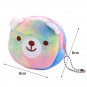 Cartoon Women Coin Purse Soft Plush Cat Bear Dog Rabbit Monkey Mini Cute Zipper Girls