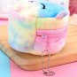 Cartoon Women Coin Purse Soft Plush Cat Bear Dog Rabbit Monkey Mini Cute Zipper Girls