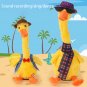 Dancing Duck Electronic Plush Toys Repeat Talking Toy Can Sing Record Voice Interactive Toy