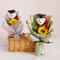 24 Pcs Dr Bear Plush Figure Toys Bouquet DIY Ornaments Baby Graduation Gifts Her