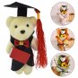 24 Pcs Dr Bear Plush Figure Toys Bouquet DIY Ornaments Baby Graduation Gifts Her