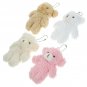 4 Pcs Plush Bear Mini Things Purse Aesthetic Keychain Pendants Cute Backpack Small