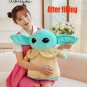 10pcs 30cm Disney Yoda Holster Plush Toys Skins Master Aliens Mandalorian Unstuffed Semi-finished