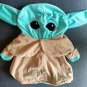 10pcs 30cm Disney Yoda Holster Plush Toys Skins Master Aliens Mandalorian Unstuffed Semi-finished