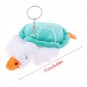 1PCS Cute Turtle Big White Goose Plush Toy Pendant Soft Stuffed Doll Keychain