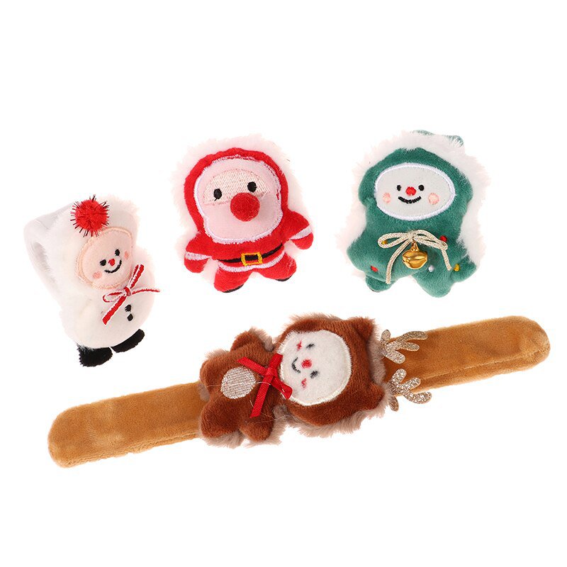 Christmas Slap Ring Bracelet Doll Hair Accessories Creative Children's Small Gifts Kindergarten