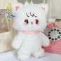Lovely Mikko Plush Doll Cute Cat Stuffed Animal Kawaii Dress Up Toy Soft Fuzzy Sleep Pillow