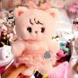 Lovely Mikko Plush Doll Cute Cat Stuffed Animal Kawaii Dress Up Toy Soft Fuzzy Sleep Pillow