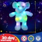 Cute Kawaii Elephant LED Light Musical Stuffed Animals Toy Birthday Gift Cotton Glowing Plush Toys